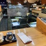 魚将　さかなちゃん - カウンター席からの風景