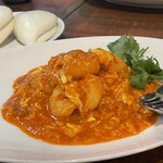 海南鶏飯食堂5 - 海老のチリソース炒め　シンガポールスタイル