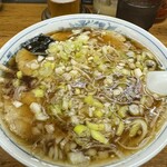 一麺 - 卓上葱投入