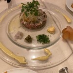 Restaurant LE MiDi - 飛騨牛のタルタル(2,800円)