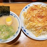 らあめん渋英 - 辛ネギ つけ麺 大盛り(無料)