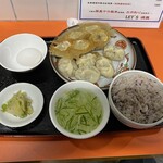 Nyuyoku Hanten - 231208ダブル肉汁餃子定食1300円