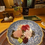 すぎ村 - 刺身 昆布締め