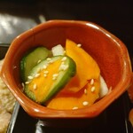 Akagawa Sanchoume Sakaba - 季節野菜の浅漬け