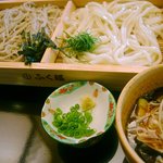 ふく福 - 鴨ざる相のり（そば、うどん）