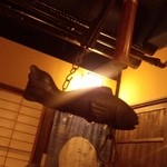 前のお店から唯一持って来られたという自在鉤