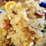 たまおか食堂 - チャーハン、美味しい。お米に透明感と艶がありました。