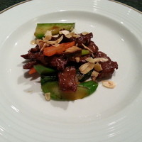 中国料理 「王朝」 ヒルトン名古屋 - 牛肉と季節野菜の炒め