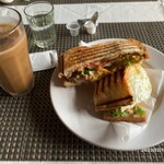 M's Cafe - 料理写真:ホットサンドセット ¥1100- (2023/12/16)