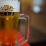 勝二郎 - 生ビール（￥500位）