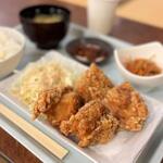 Nagatano Yu Shokudou - 鶏のから揚げ定食（700円）