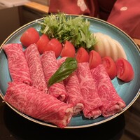 懐石 三田ばさら 別邸 - トマトすき焼き
