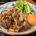 Marugame Seimen - 鹿児島黒牛 和牛すき焼き釜玉うどん