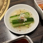 SATOブリアン - 箸休めのタタキ胡瓜