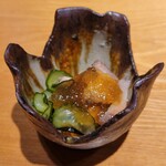 恵比寿 鮨 藤 - 赤海鼠の酢の物。