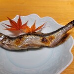 恵比寿 鮨 藤 - 本ししゃも 炭焼きは芳ばしく、めっちゃ美味しかった