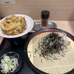 吉そば - ざる430円とかき揚げ140円