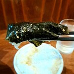 横浜家系 まるに家 - この海苔が美味しい♬