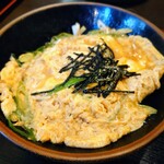 甲州麺 - 令和5年12月
ランチタイム(11:00〜15:00)
山かけほうとうセット 税込930円
山かけほうとう、ミニ卵とじ丼、漬けもの