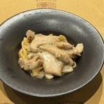 Trattoria Da KENZO - 国産ユキレイタケの手打ちタリアテッレ(1/3量)