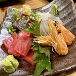 のぶじ - 料理写真:お刺身おまかせ盛り@1,100円×2