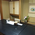 いち川 - 個室（宿泊する別の部屋）でいただきます