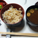 いち川 - 留椀・漬物・御飯