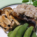 いち川 - 焼物：カマスの蕎麦の実焼き