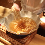 麻布 かどわき - はい、直ぐに取り出します　(2013/11)