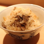 麻布 かどわき - トリュフご飯　(2013/11)