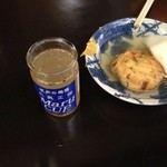 丸健水産 - 【2013年12月】　追加のはんぺんとがんも、酒は出汁割に
      