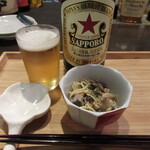 お酒菜 おせい - 瓶ビールとお通し