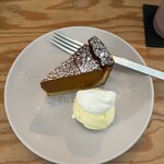 フルミナ - カボチャのタルト　バニラアイス付き　温めがおすすめ