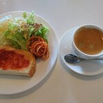 イーエムカフェ - 料理写真:モーニングサービスA ジャムトースト コーヒー