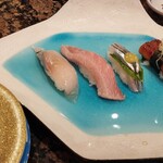 廻る寿司めっけもん - 桜島皿1023円