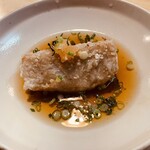 小料理 椿 - えび芋で作った絶品料理（これを目当てに来るお客さんも多いそうです）