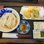 手打饂飩 寿庵 - トリオぶっかけ冷1,300円