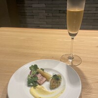 瀧口 - フォアグラとホワイトアスパラ