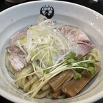 京つけめん つるかめ - 生姜醤油つけ麺 1,100円 (全粒粉 冷盛)