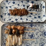 日本一 - 料理写真:皮 ヒナ ネギマ ナンコツ