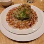 スーツァン・レストラン陳 - 沖縄県産のきびまる豚バラ肉を使用した雲白肉・その１です。