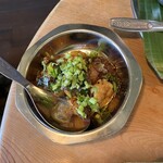 インド家庭料理 ammikallu - エビのワルワル