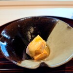 Waki Shun - ⚫あん肝  赤蕪  松代1本葱  柚子味噌