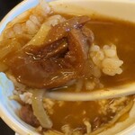 麺処 にしむら - 御飯ダイブでカレー丼
