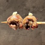 炭焼 おかげさん - 丹羽赤鶏はつ元包みはつ