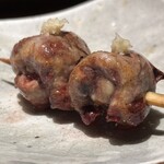 炭焼 おかげさん - 丹羽赤鶏はつ元包みはつ