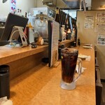 串揚げ 旬の一品  丸幸 - カウンター席