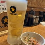 串揚げ 旬の一品  丸幸 - 生ビール