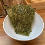 らあめん わや - トッピング・のり１００円