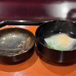 壽山 - 蟹しんじょ、菜の花、伝助大根